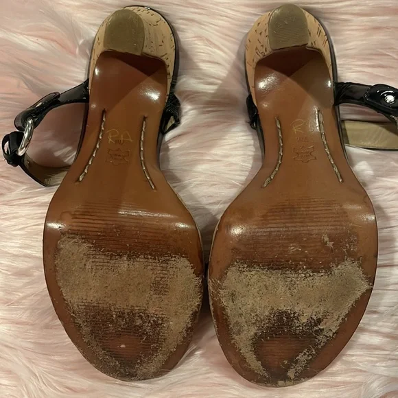 MICHAEL KORS PLATFORM CORK HEELS 7M - Picture 6 of 7